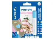 Pilot Pintor Medium Bullet Tip Paint Marker 4.5Mm Pastel Assorted Colours Pack 6