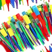 Acrylic Painting Brush Set - 600 Pieces with Soft Bristles for Young Artists