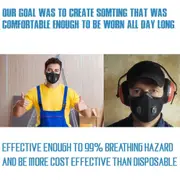 KASA Dust FACE Mask Activated Carbon filter Anti Dust Allergy Protection