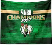 Northwest NBA Boston Celtics NBA Champions 2024 Wall Hanging Tapestry, 50" x 60", Gridlock