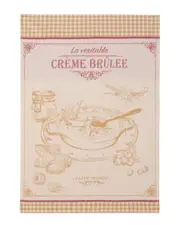 Coucke Set of 2 Creme Brule Tea Towels