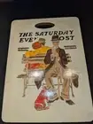 Hand Painted Saturday Evening Post Useable Bamboo Cutting Board