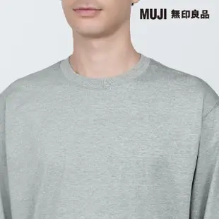 【MUJI 無印良品】男棉混天竺圓領長袖T恤(共8色)