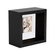 Nicola Spring 4 x 4 3D Shadow Deep Box Photo Frame - Craft Display Picture Frame with 2 x 2 Mount