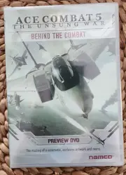 Ace Combat 5 The Unsung War - Behind the Combat Preview DVD (Namco, 2004) SEALED