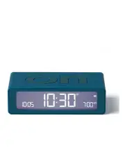 [Lexon] Flip Mini Reversible Alarm Clock in Blue