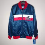 Chicago White Sox Satin Starter Jacket BNWT Men's XXL MLB Authentic Baseball
