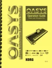 Korg Oasys Open Architecture Synthesis Ver. 1.2 OWNER'S OPERATION GUIDE MANUAL