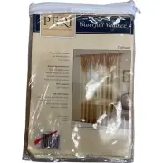 Peri Homeworks Collection Chiffonade Waterfall Valance 44x38 Ivory NWT