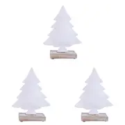 3x LVD Xmas Tree Assorted Pink Decorative Sculpture Ornament Home/Lounge Decor