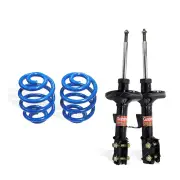 Front STD Gabriel Ultra Strut Shocks + Lovells Springs for Holden Monaro V2 CV6