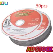 50X 125mm Metal Cut off Wheel Angle Grinder Thin Steel Stainless Cutting Disc AU