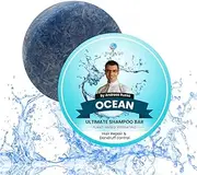 HandMade Solid Shampoo Bar, Natural Shampoo Bar and conditioner For Dry Hair, Hair Nourishment, Prevents Spilt Ends With Plant Based Hydrating SLS Free Shampoo Bar (Ocean)