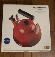 Le Creuset Enameled Steel 1.7 Quart 1.6 Liters Tea Kettle New In Box