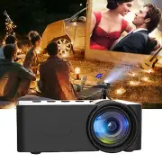 YT100 Portable Mini Projector 1080p LED Wired Home Theater Cinema