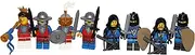 LEGO Knight Mini Figures: Lion Knight & Falcon Knight Figures, Black Falcon Knights, Lion Knights