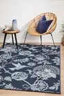 NEW ABBY RUG 5051 Navy Blue Outdoor Indoor Modern Large Carpet FREE POST*