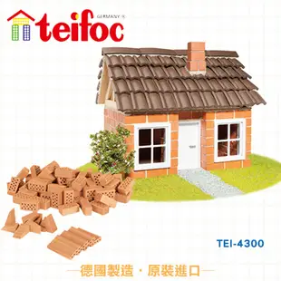 【德國teifoc】DIY益智磚塊建築玩具-DIY手作組合款 益智玩具 建築模型 親子互動 學校教材 無毒材料