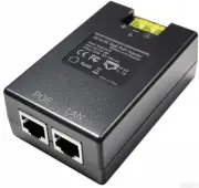 Gigabit DC PoE+ Injector | 12V 24V 12-48V DC Input | 50V 30W DC PoE+ Out | DC...
