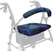 Made in USA Rollator Walker Seat and Backrest Covers | Designer Fashion Accessor