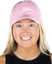 [Funky Junque] Running Hats Men Women Performance Baseball Caps UPF Sun Golf Tennis Cooling Laser Cut Adjustable Breathable
