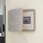 S'HOUSE✨簡易電錶箱 木質洞洞板 帶鐘錶裝飾畫 電箱裝飾 電箱 裝飾 配電箱裝飾 配電箱裝飾 電錶箱裝飾 配電箱