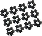 BELLIFFY 12pcs Mini Tabletop Soccer Balls Replacement for Fun Games Foosballs for Standard Foosball Tables Sports Supplies Accessory