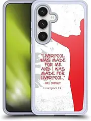 Head Case Designs Officially Licensed Liverpool Football Club Made for Liverpool Bill Shankly Quotes Gel Case [Military Grade Protection] Compatible with Samsung Galaxy S24 5G