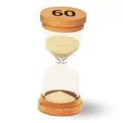 Sand Hourglass Timer - Glass Sand Clock Minutes - Modern Hourglass Watch with