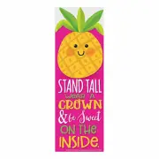 PINEAPPLE SCENTED BOOKMARKS, Stationery, 24 Pieces