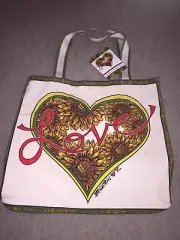 BRIGHTON TOM CLANCY SPRING 2020 "LOVE" SUNFLOWER TOTE ~ New With Tag