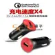 【祥昌電子】 HONGYI 智慧型 YL-004 QC2.0 晶片高速車用USB充電器 (黑色)