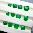 15.45 Carat Emerald Faceted Transparent Cutting From Swat Mine Pakistan