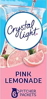 Crystal Light Pink Lemonade Drink Mix (72 Pitcher Packets, 12 Packs of 6)