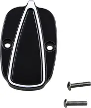 Covingtons Ripper Rear Master Cylinder Cover Black #C1857-B Harley Davidson