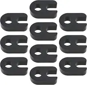 ECSiNG 10PCS Valve Core Remover Compatible with Presta Valve 17.7x11.7x4.8mm Presta Valve Core Removal Tool for Mountain Bikes Road Bikes Folding Bikes Black