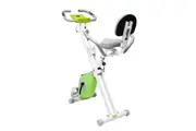 Folding Exercise Bike X Spin Upright Recumbent Stationary Indoor Cycling Trainer Home Workout Fitness Gym LCD Pulse Magnetic Resistance