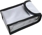 Gwtdtoad Fireproof Battery Bag, Battery Guard Pouch, Portable Safety Boxes for Transportation, Wear-Resistant Charging Bag