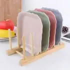 Beautiful Cups Tray Drying Cups Shelf Wooden Stand Rack Kitchen Book Display