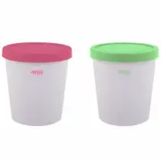 NEW APPETITO ICE CREAM TUB Plastic Container Lock Storage Container Yoghurt