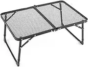 Camping Grill Table - Non-Slip Folding Camping Table - Rust-Proof, Weather-Resistant, Space-Saving Travel Supplies for Outdoor RV Travel Tailgate Festival Vending