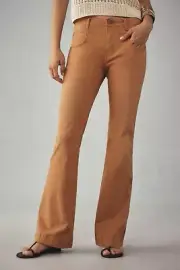 NWT ANTHROPOLOGIE PILCRO THE BERING DEMI BOOTCUT PANTS CEDAR BROWN 29