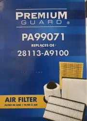 PG Air Filter PA99071| Fits 2016-20 Kia Sorento, 2015-20 Sedona, 2020 Telluride (for: Kia)