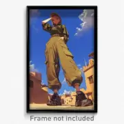 Art Poster - Camel Feeling Sullenness Wearing Successful Cargo Pants