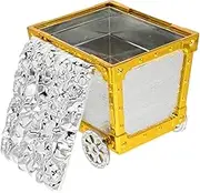 Mini Pirate Treasure Chest Jewelry Storage Box Plastic Trinket Organizer Party Favor Decorative Trunk for Boys and Girls