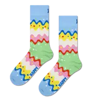 Light Blue Easter Egg Crew Sock