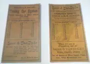 1896 Greensburg & Jeannette PA. Trolley Car System Schedule Rare Image Repo