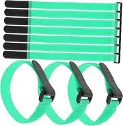 25pcs Reusable Adjustable Hook and Loop Straps Multi Purpose Yoga Mat Carrying and Cord Organizer Straps for Home Office and Travel Use