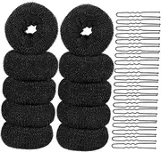 WOFASHPURET 1 Set Hair Bun Maker Kit with Donut Bun Easy to Use for Women Strong Durable