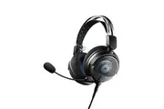 Audio-Technica ATH-GDL3 BK Open-Back Lightweight Gaming Headset with Boom Mic, Black